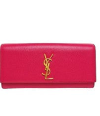 Saint Laurent Fuchsia Pink Kate Clutch