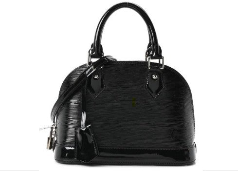 Louis Vuitton Black Patent Epi Alma