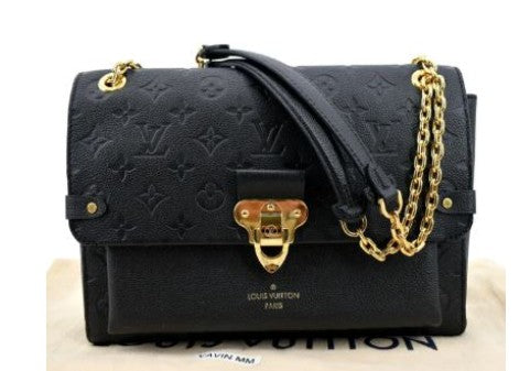 Louis Vuitton Black Empreinte Vavin Crossbody Shoulder Bag Come With Dustbag