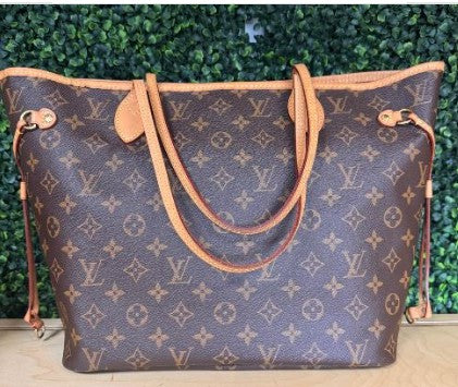 Louis Vuitton Monogram Neverfull MM - Beige Interior