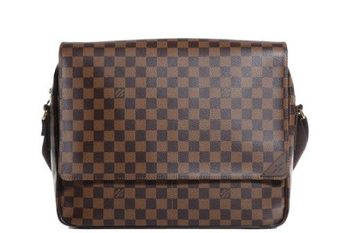 Louis Vuitton Damier Ebene Shelton MM Messenger Bag