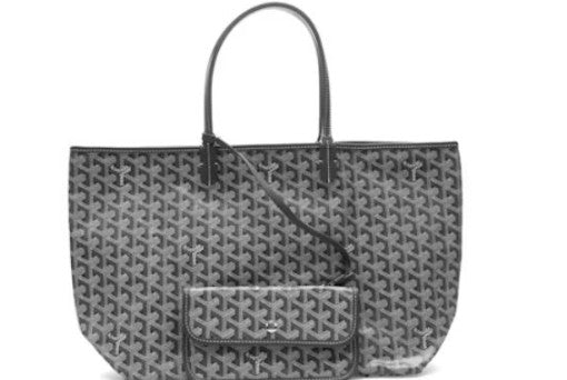 Goyard Grey Saint Louis PM Tote Bag