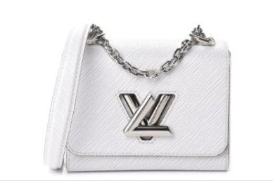 Louis Vuitton White Epi Small Twist
