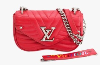 Louis Vuitton Red Small Size Leather New Wave