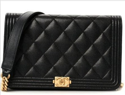 Chanel Black Caviar LeBoy WOC Series 28