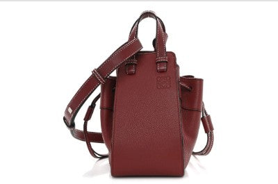 Loewe Burgundy Mini Hammock Shoulder Bag