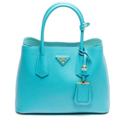 Prada Tiffany Blue Saffiano Leather 2-Way Bag