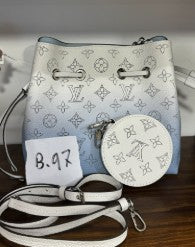 Louis Vuitton Blue Ombre Mahina Bucket Bag