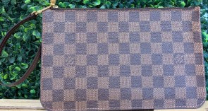Louis Vuitton Damier Ebene Neverfull Pouch