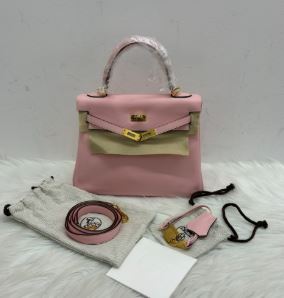 Hermès Rose Sakura Pink Swift Leather Kelly 25 - Stamp T, Year 2015