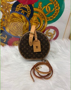 LOUIS VUITTON monogram petite boite chapeau shoulder bag with name tag and strap - SKU: LSCC9155319