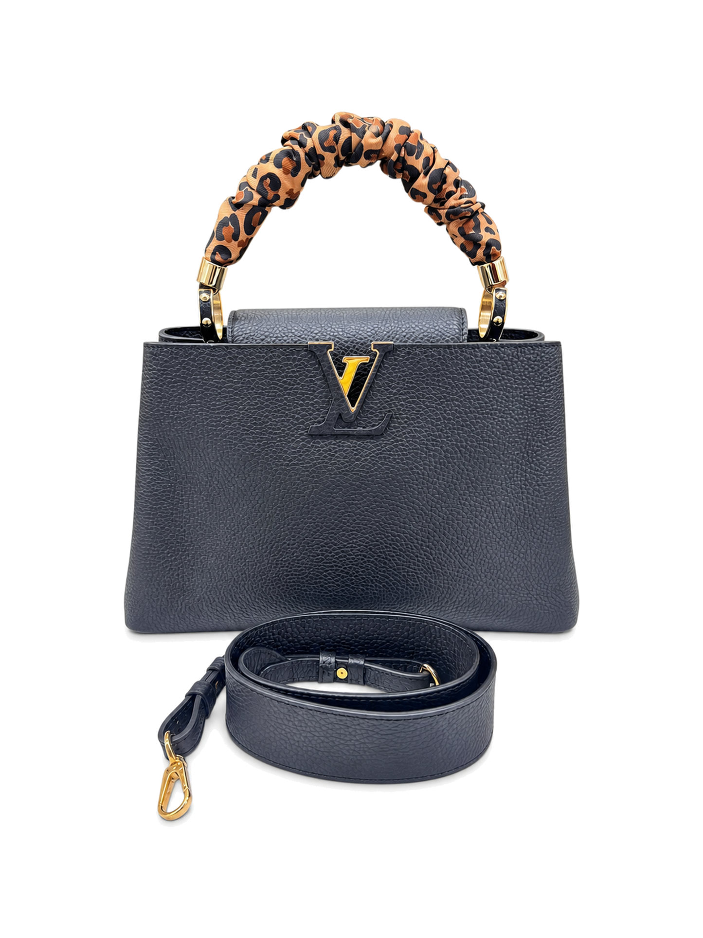 Louis Vuitton Capucines Leopard Print Handle MM - SKU: LSCCJ07280001