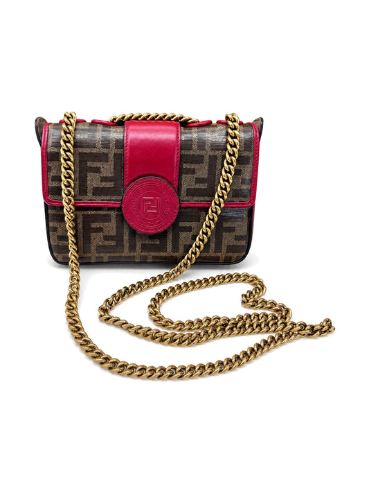 Fendi FF Logo Stamp Flap Bag - SKU: LSCCJ07280005