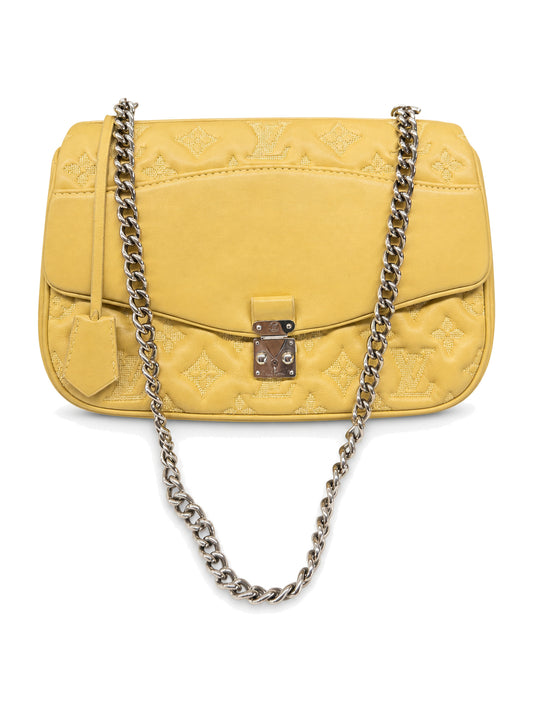 Louis Vuitton Yellow Embroidered Monogram Puffy Lambskin Mama Broderie Bag - SKU: LSCCJ07280015