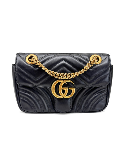 Gucci Black Medium Marmont - SKU: LSCCJ07280017