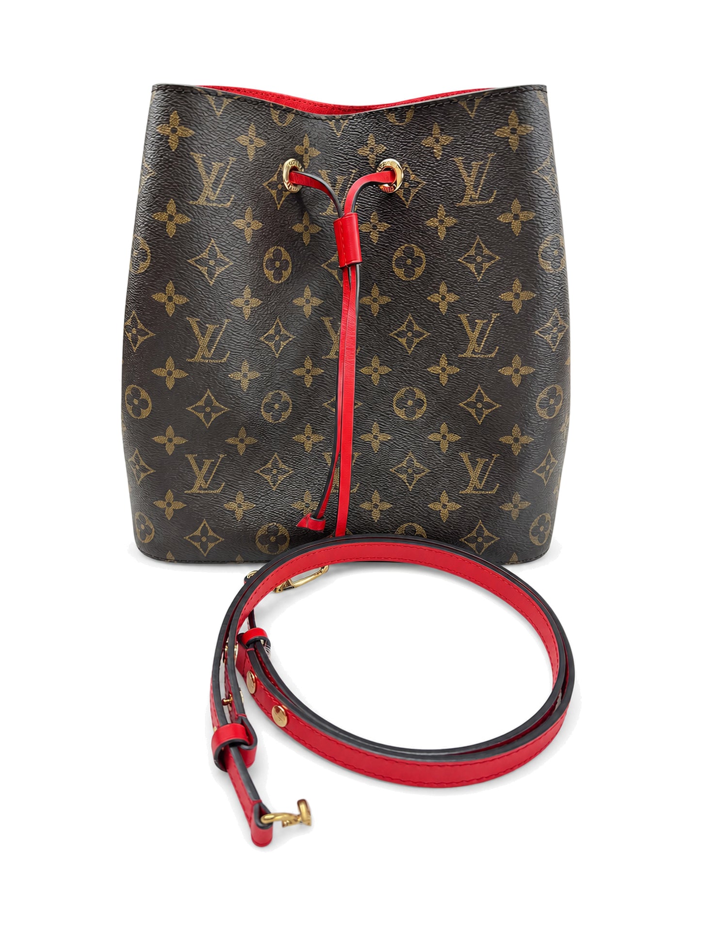 Louis Vuitton Red Monogram Néonoé - SKU: LSCCJ07280034