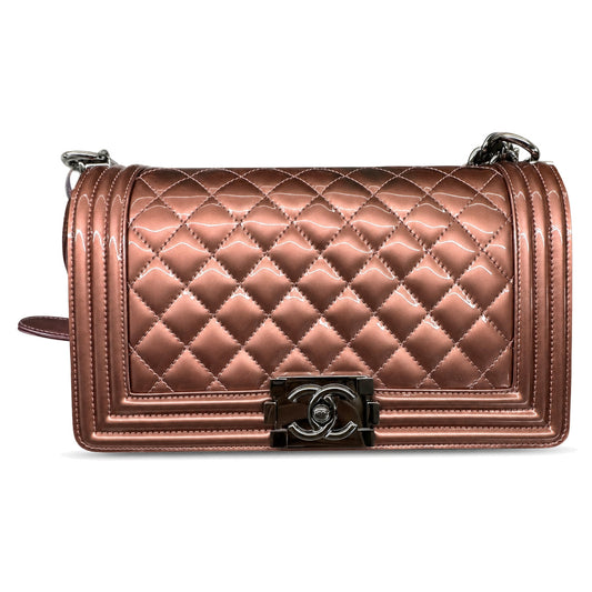 Chanel Pink Metallic Medium LeBoy Series 19 - SKU: LSCCJ07280056