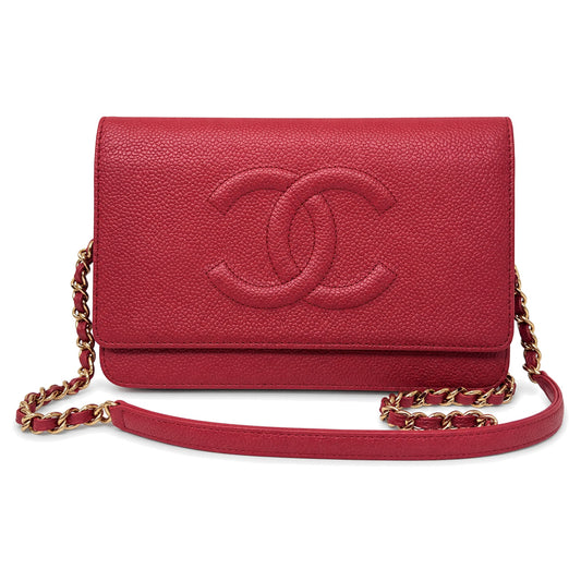 Chanel Caviar Wallet On Chain Series 18 - SKU: LSCCJ07280063