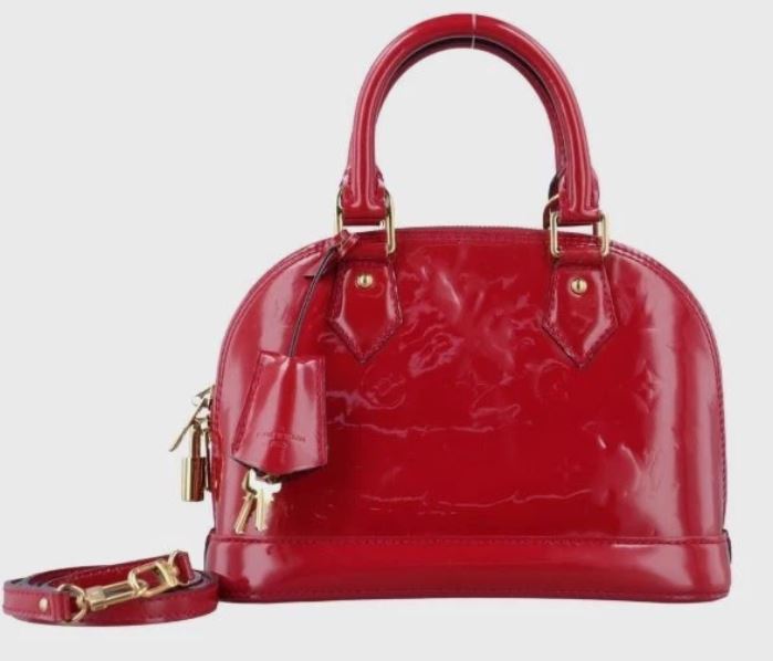Louis Vuitton Hot Pink Alma BB Vernis