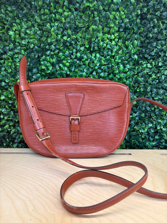 LOUIS VUITTON Epi Jeune FilleMM Shoulder Bag Brown M52153 LV Auth 127970