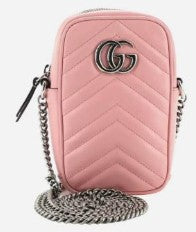 Gucci Pink Marmont Crossbody Bag