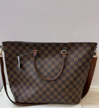 Louis Vuitton Damier Ebene Canvas Zip Top Tote