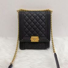 Chanel CC black Caviar Northsouth LeBoy Series 27