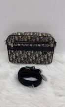 Dior navy oblique messager bag - SKU: LSCJ080457