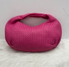 Bottega Veneta Pink Calf Leather Hobo - SKU: LSCJ08110056