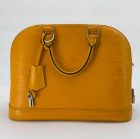 Louis Vuitton Yellow Epi Alma PM