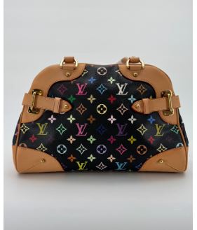 Louis Vuitton Black Murakami Claudia Tote Bag