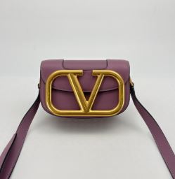 Valentino Lilac Calfskin Crossbody