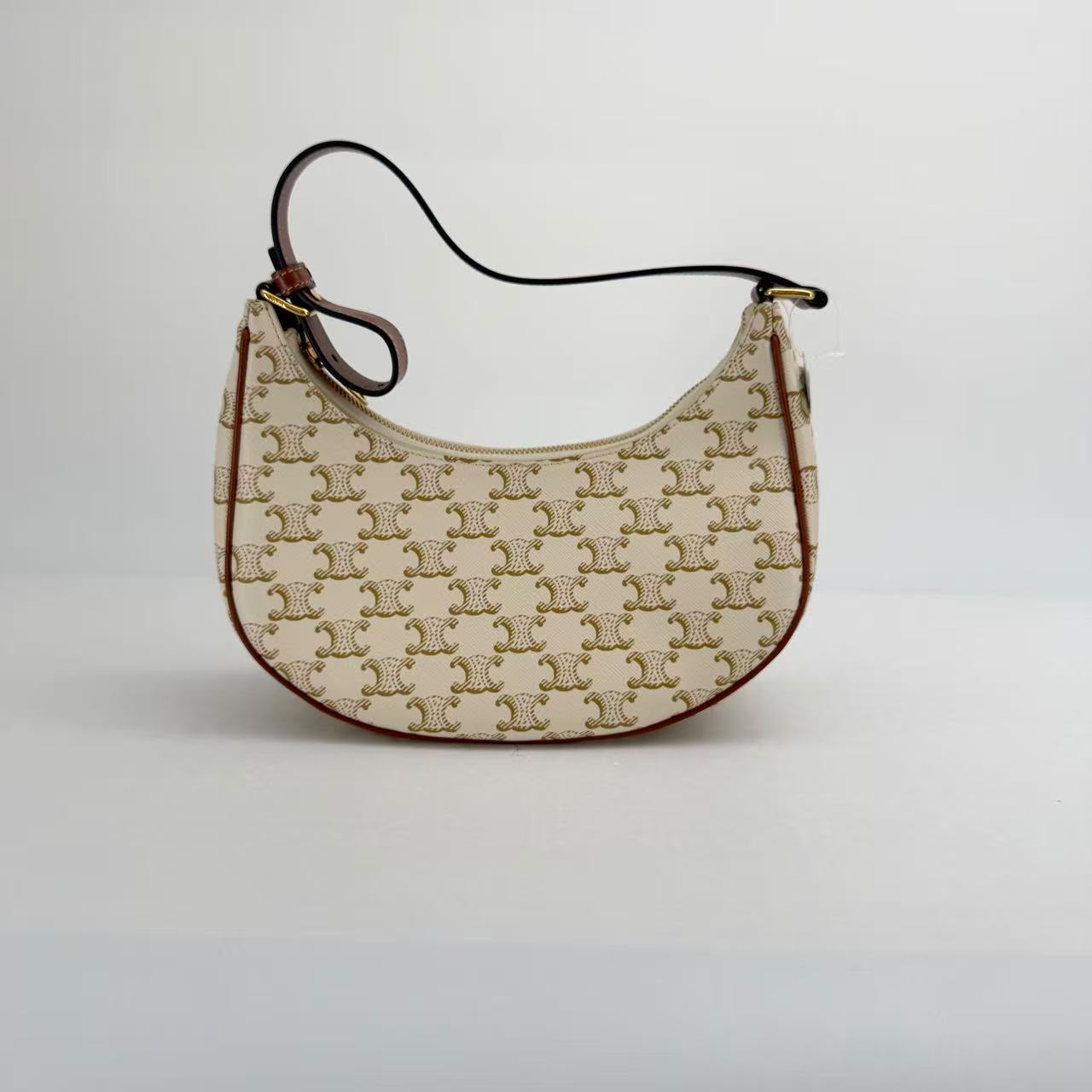 Celine White Triomphe Shoulder Bag - SKU: LSCJ082600110