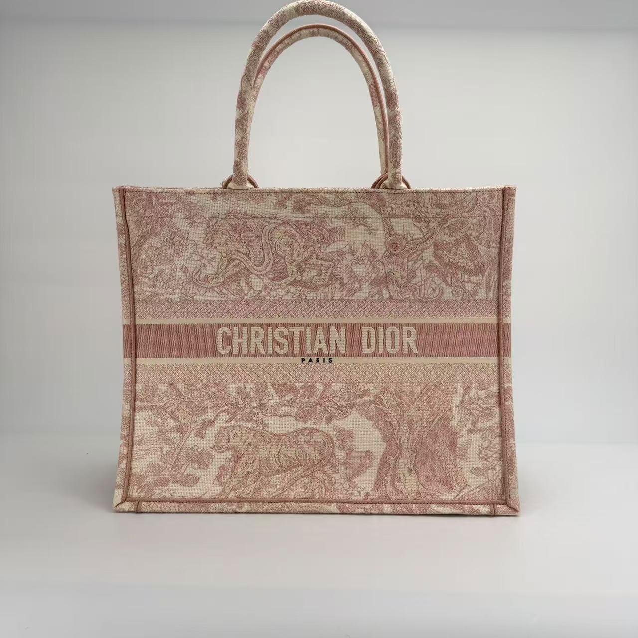 Dior Pink Large Book Tote - SKU: LSCJ082600122