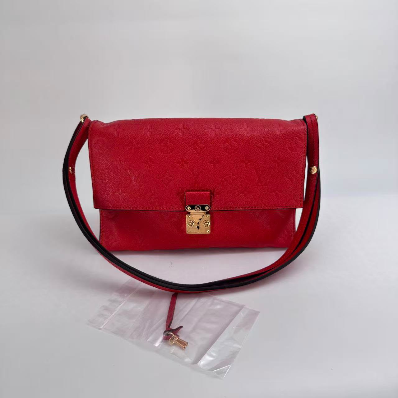 Louis Vuitton Red Leather Crossbody Bag - SKU: LSCJ082600154