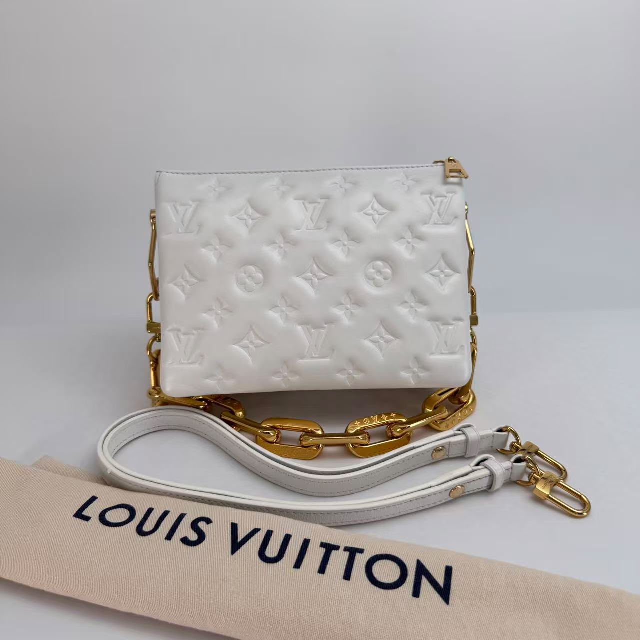 Louis Vuitton White Coussin BB - SKU: LSCJ082600177