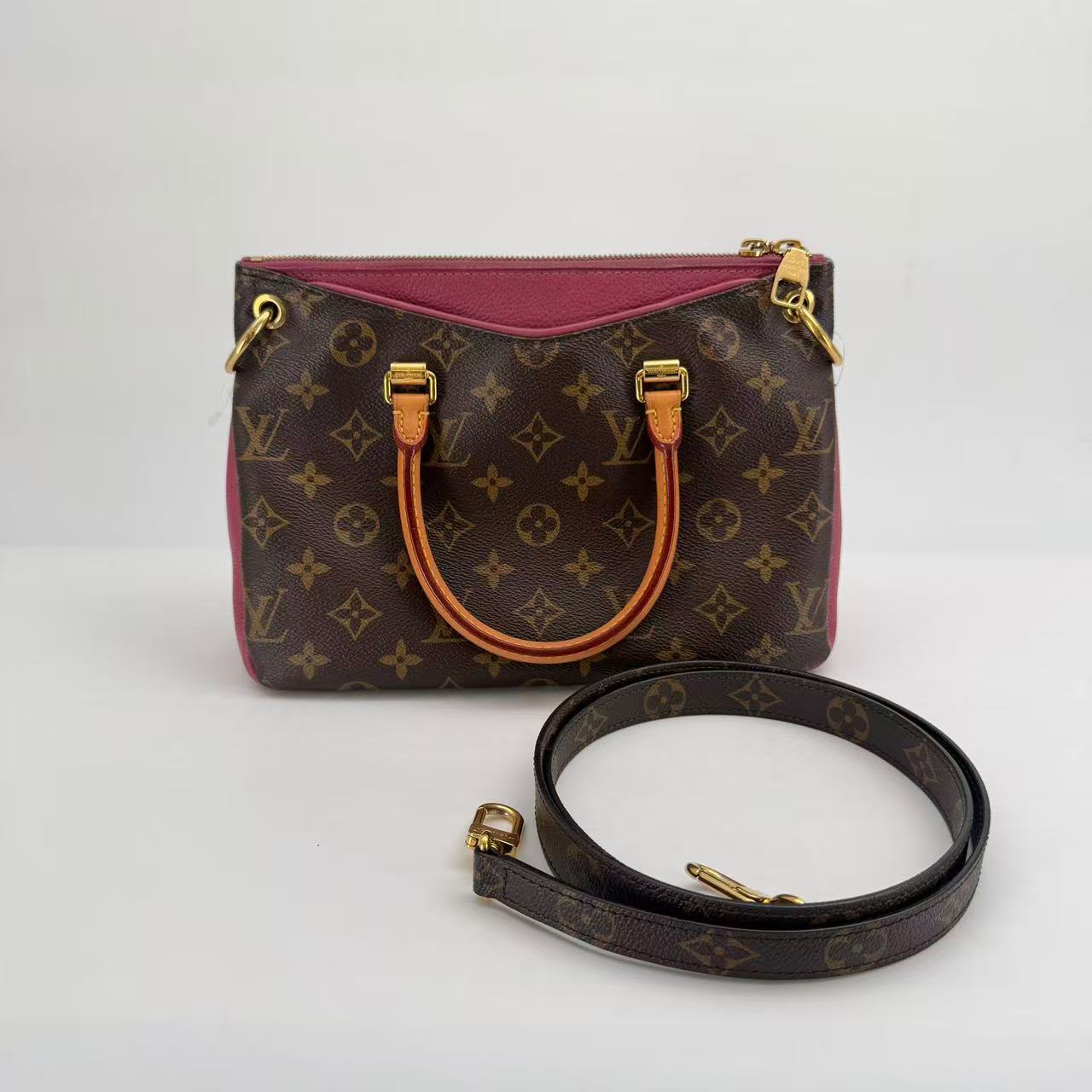 Louis Vuitton Monogram Red Pallas Tote PM - SKU: LSCJ08260034