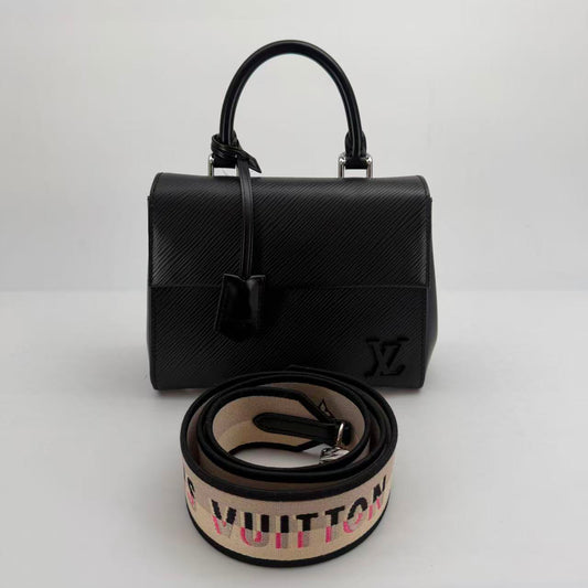 Louis Vuitton Black Epi Mini Cluny