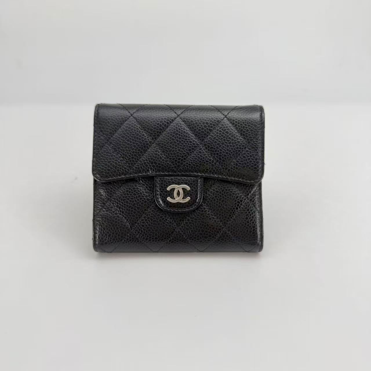 Chanel Black Caviar Leather Wallet - Series 22 - SKU: LSCJ08260058