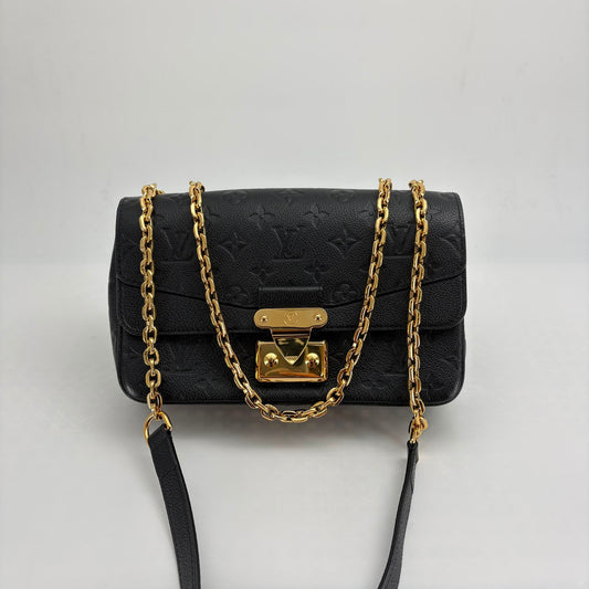 Louis Vuitton Black Empreinte Marceau Chain Crossbody
