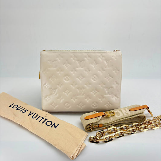 Louis Vuitton White Coussin PM - SKU: LSCJ0826007