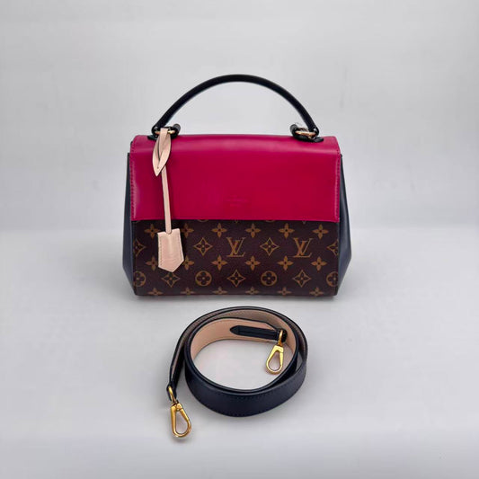 Louis Vuitton Monogram & Burgundy Cluny BB