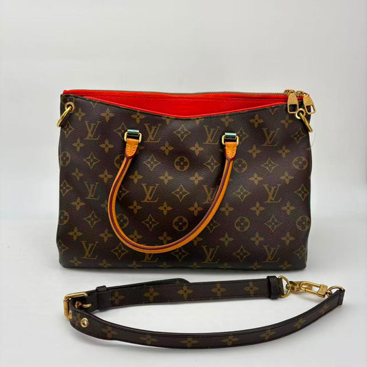 Louis Vuitton Red Large Pallas Tote