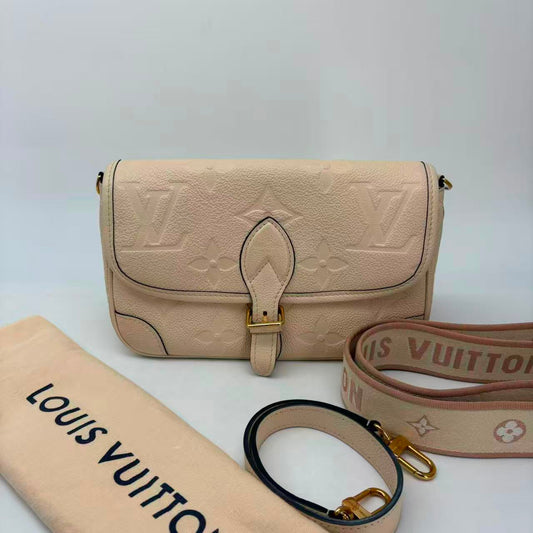 Louis Vuitton Beige Empreinte Diane Bag