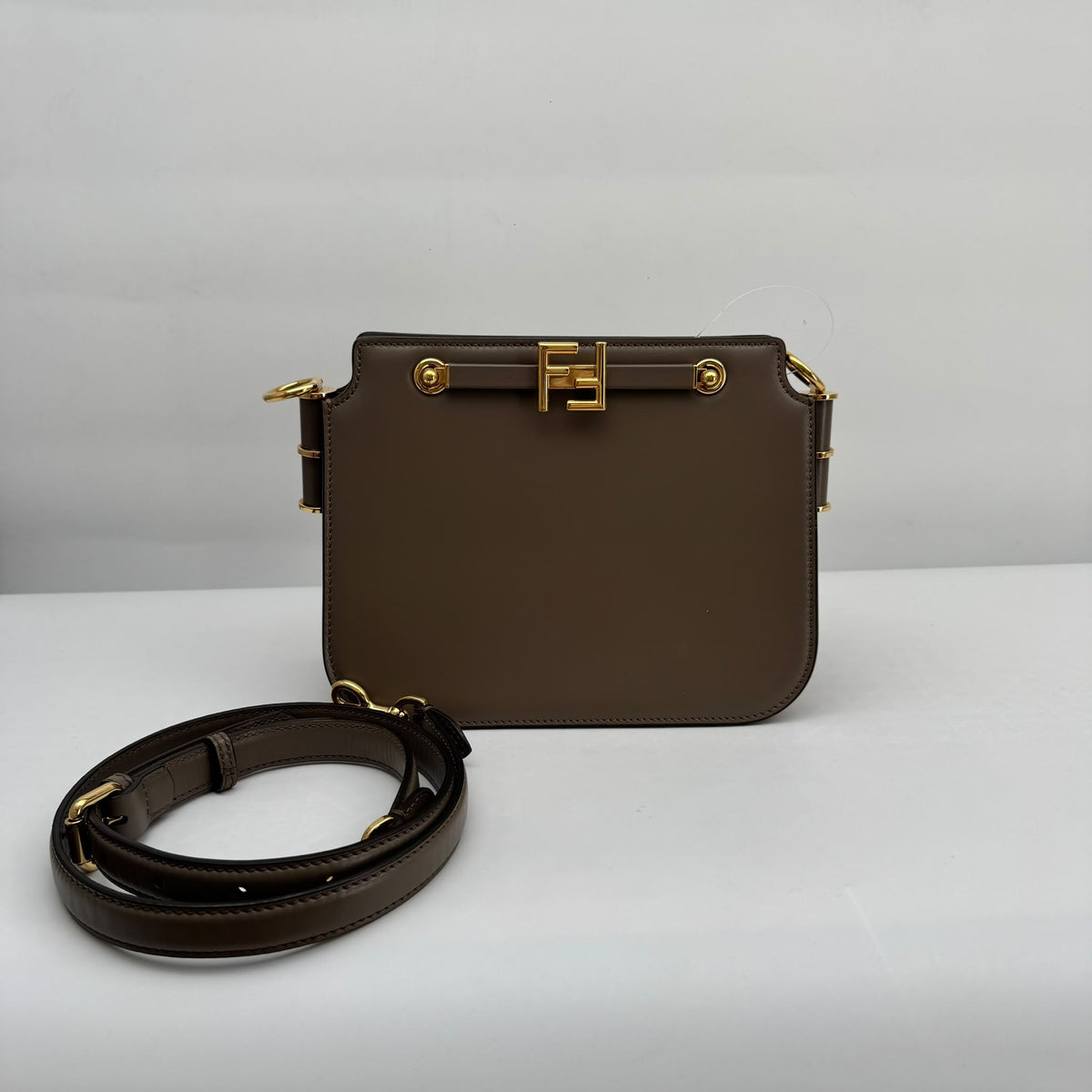 Fendi Beige FF Touch Bag