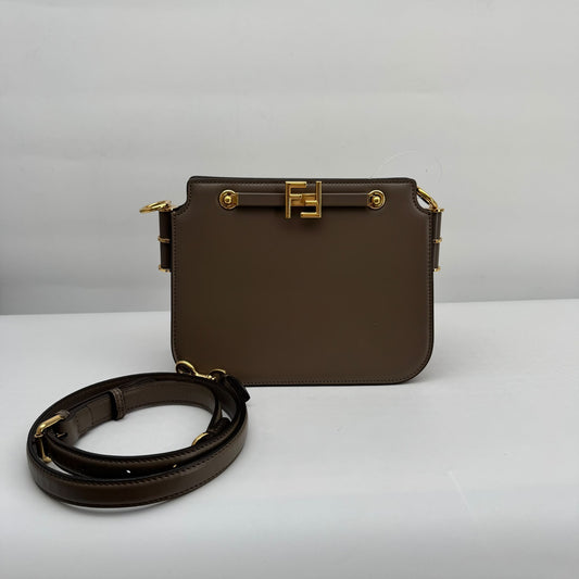 Fendi Beige FF Touch Bag