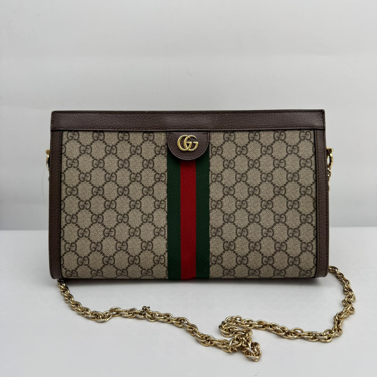 Gucci Large Ophidia Clutch on Chain
