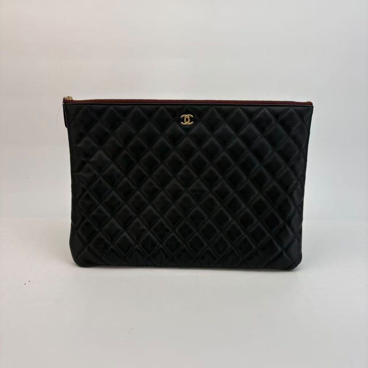 Chanel Black Lambskin Laptop Pouch — With Seal, Series 27