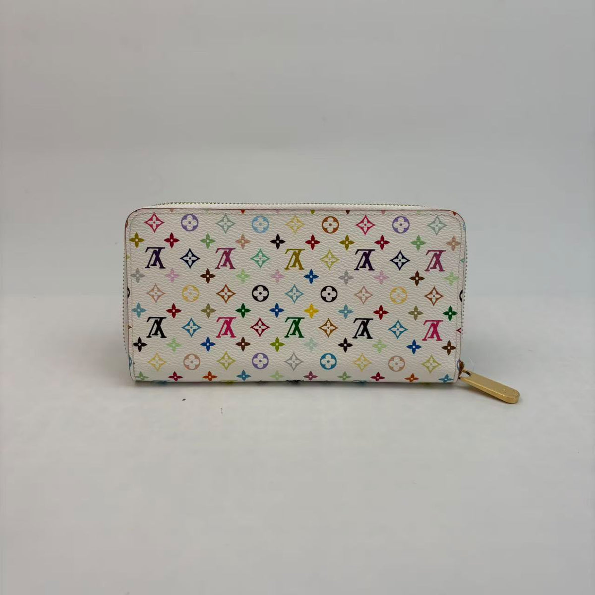Louis Vuitton White Murakami Long Wallet — Modern