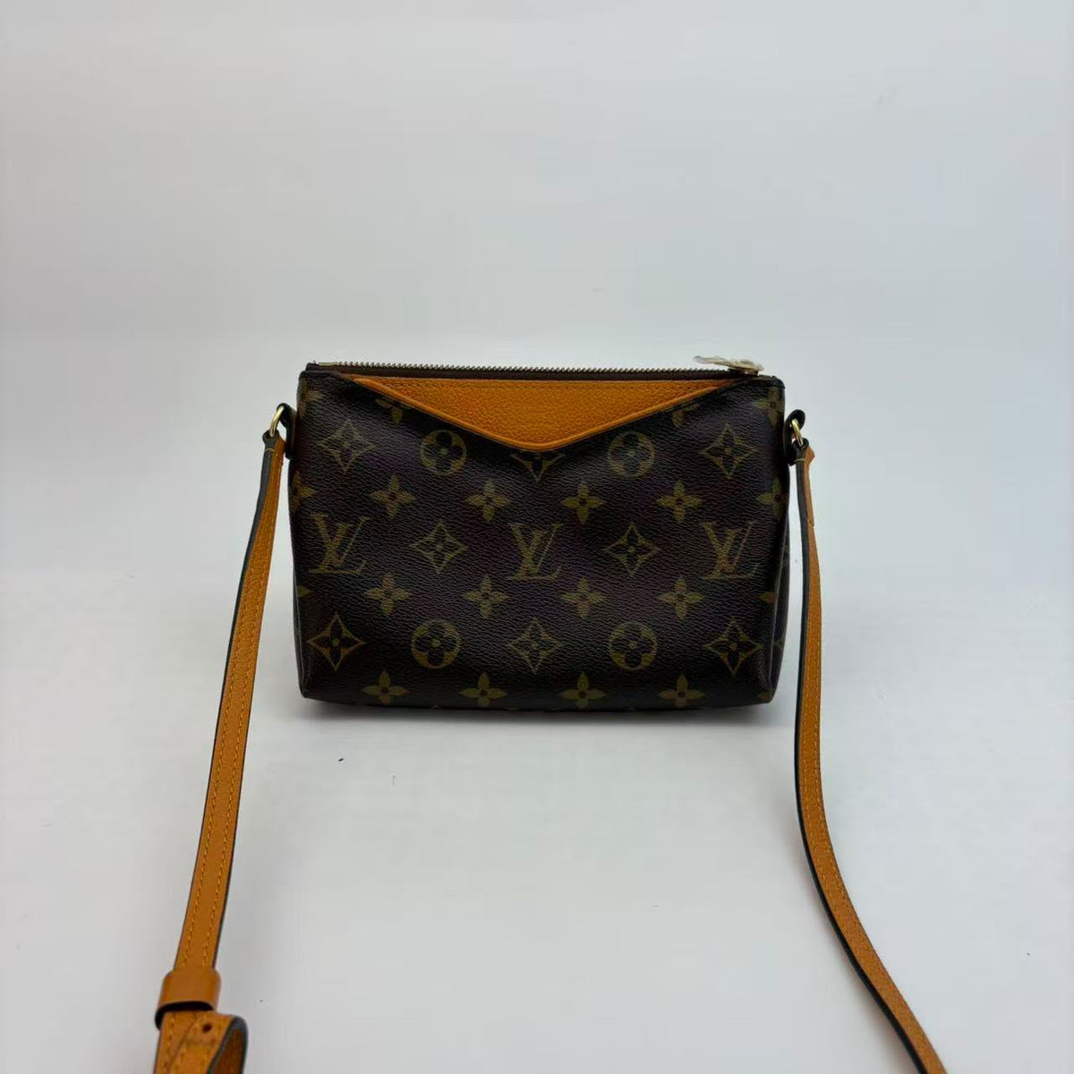Louis Vuitton Monogram Mustard Pallas Wallet on Chain